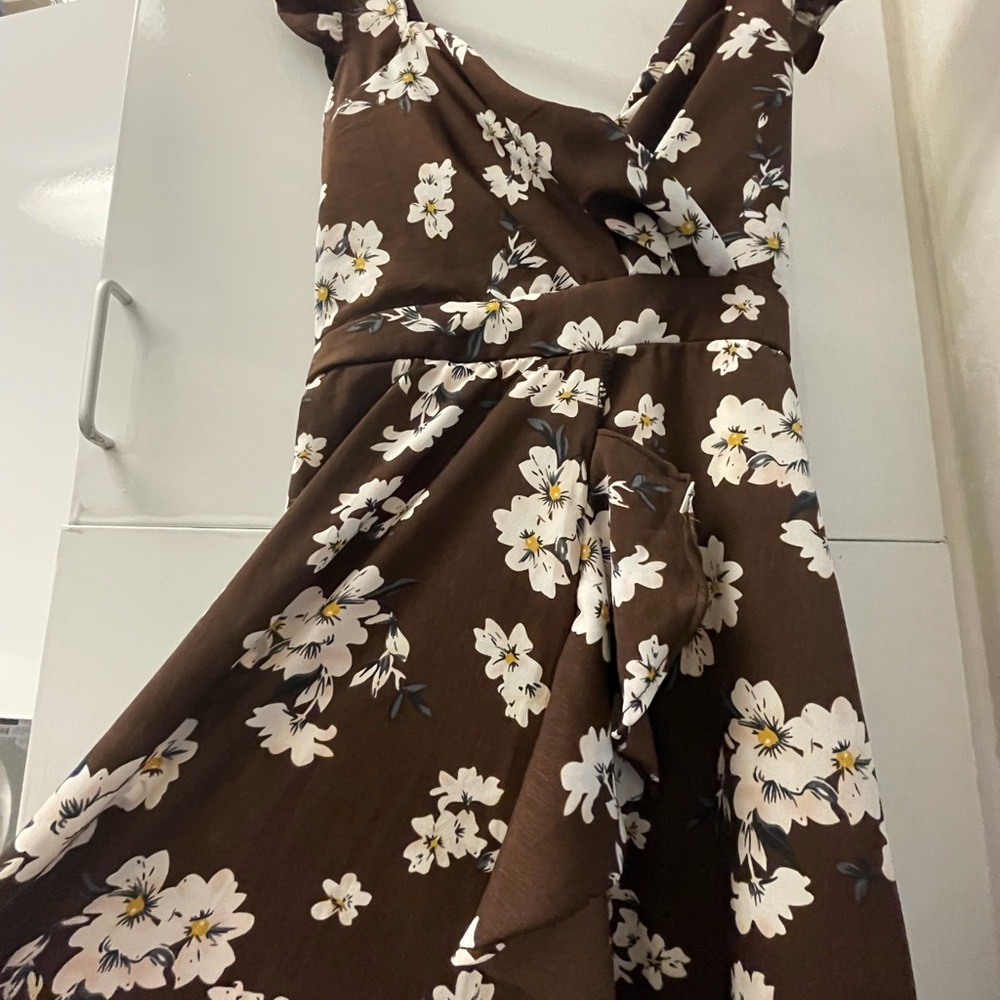 Beautiful floral dress for summer events